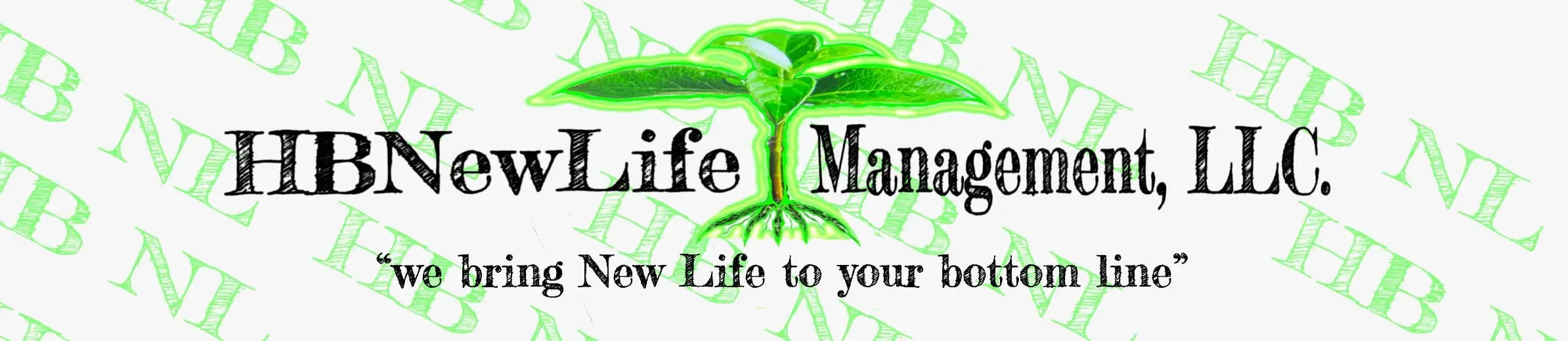 A green plant with the words " life management " written underneath it.